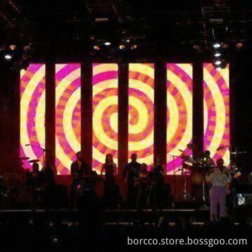 Indoor Mesh Stage Show Background LED Curtain Screen Display with Lightweight Feature